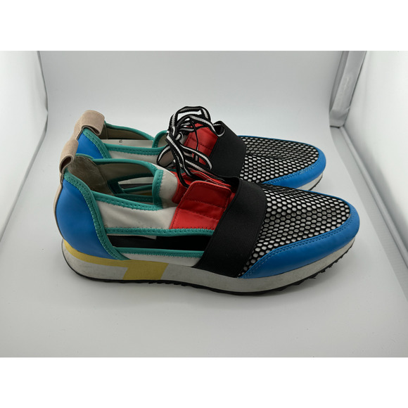 GUC Steve Madden Arctic Fashion Sneaker Colorblock Cutout Colorful Walking Shoes - Picture 13 of 16